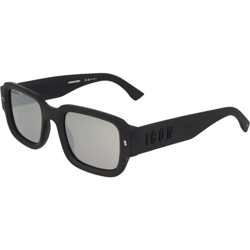 Sunglasses, unisex, , Size: 50 MM Square Frame Sunglasses Icon 0009/s - Dsquared2 - Modalova