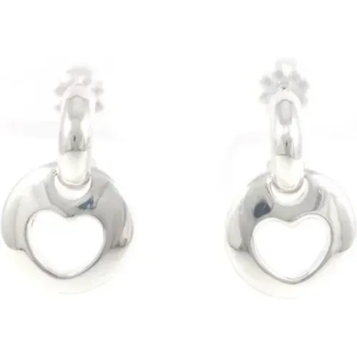 Pre-owned Jewellery, female, , Size: ONE SIZE Pre-owned Silver earrings - Tiffany & Co. Pre-owned - Modalova