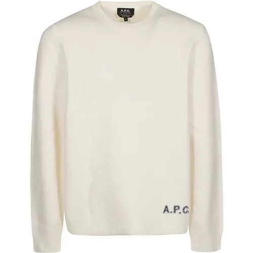 Gemütlicher Strickpullover , Herren, Größe: M - A.P.C. - Modalova