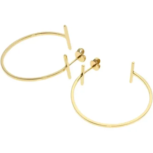 Pre-owned Jewellery, female, , Size: ONE SIZE Pre-owned Gold earrings - Tiffany & Co. Pre-owned - Modalova