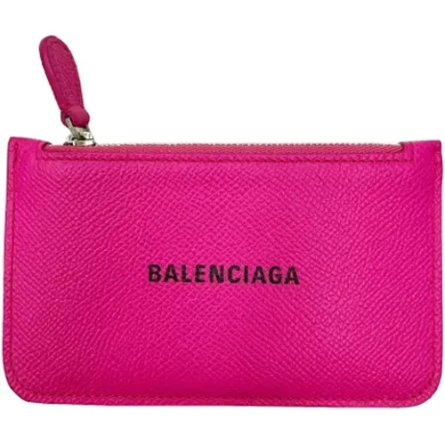 Pre-owned Wallets, female, , Size: ONE SIZE Pre-owned Leather wallets - Balenciaga Vintage - Modalova