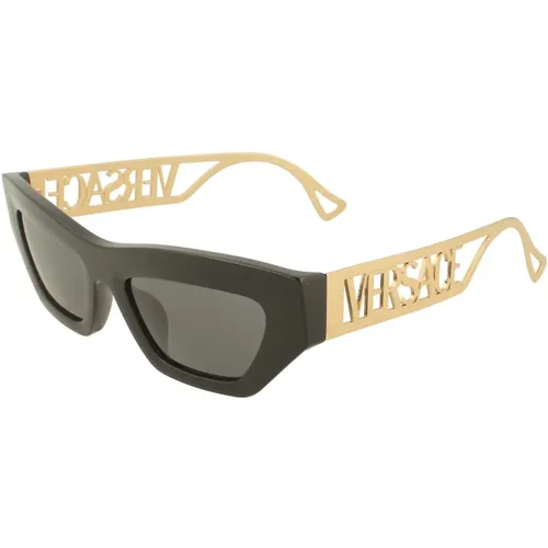 Sungles , female, Sizes: 53 MM - Versace - Modalova