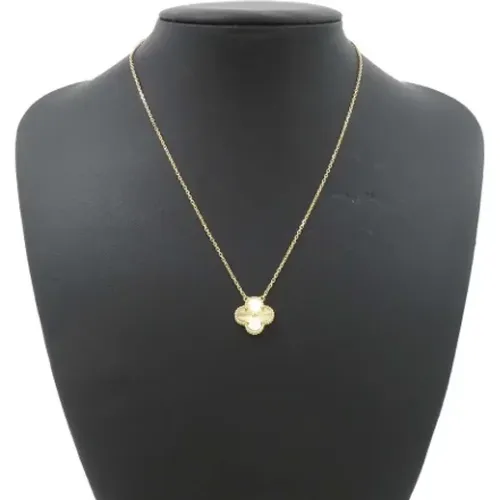 Pre-owned Gold necklaces , female, Sizes: ONE SIZE - Van Cleef & Arpels Pre-owned - Modalova