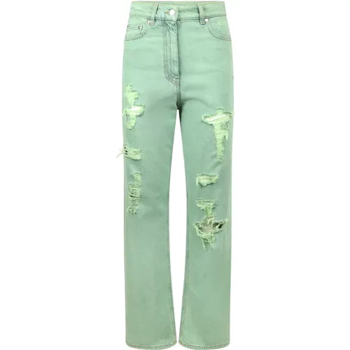 Destroyed Colored Jeans , female, Sizes: XS - Msgm - Modalova