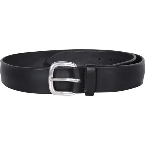 Leather belt by , male, Sizes: 110 CM, 100 CM, 105 CM, 90 CM, 85 CM, 95 CM - Orciani - Modalova