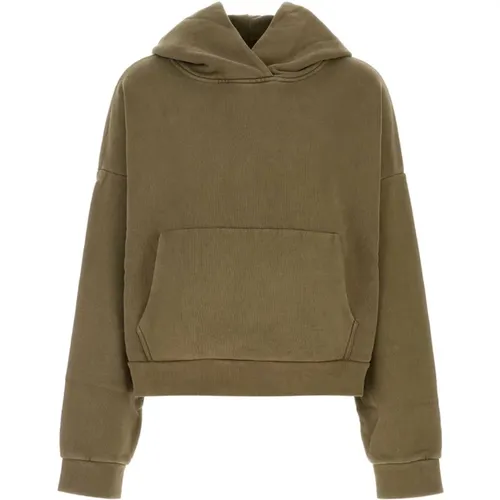 Hoodies, male, , Size: XS Oversize Army Cotton Sweatshirt - Entire Studios - Modalova