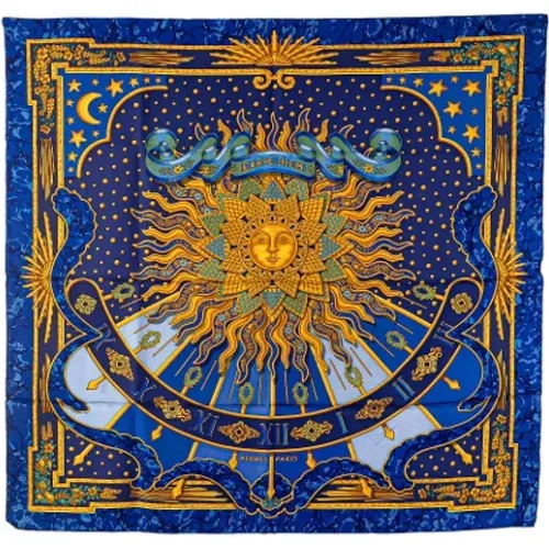 Pre-owned Scarves, female, , Size: ONE SIZE Pre-owned Silk scarves - Hermès Vintage - Modalova