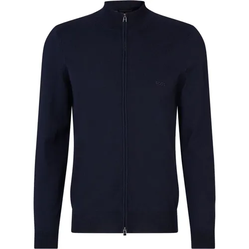 Vielseitiger Regular Fit Pullover mit Reißverschluss - Hugo Boss - Modalova