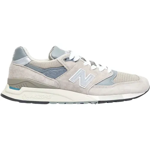 Suede Mesh Panel Sneakers , Herren, Größe: 39 1/2 EU - New Balance - Modalova