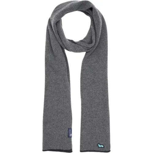 Classic Ribbed Wool Blend Scarf , unisex, Sizes: ONE SIZE - Harmont & Blaine - Modalova