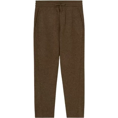 Braune Jerseyhose mit Seitenschnitt - Loro Piana - Modalova