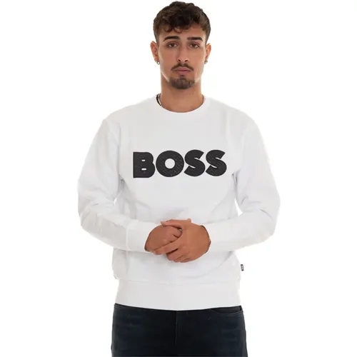 Maxi Logo Crewneck Sweatshirt Boss - Boss - Modalova