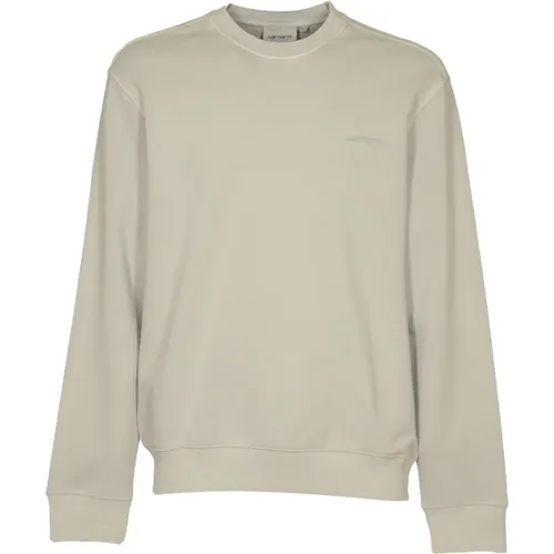Duster Script Cotton Sweater , male, Sizes: M, XL, L, S - Carhartt WIP - Modalova
