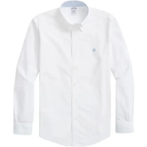 Regent reguläres Nicht-Eis-Sporthemd, Oxford Stretch, Button-Down-Kragen , Herren, Größe: XS - Brooks Brothers - Modalova