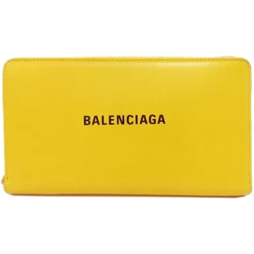 Pre-owned Wallets, female, , Size: ONE SIZE Pre-owned Leather wallets - Balenciaga Vintage - Modalova