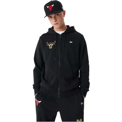 NBA Chicago Bulls Hoodie , Herren, Größe: L - new era - Modalova