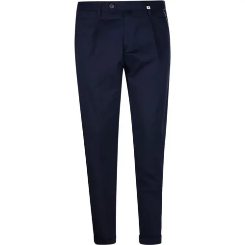 Dunkelblaue Lange Hose,Panna Long Pant,Biscotto Long Pant - Myths - Modalova