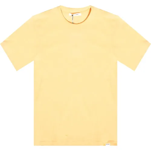 T-Shirt aus GOTS-Baumwolle , Herren, Größe: M - Samsøe Samsøe - Modalova