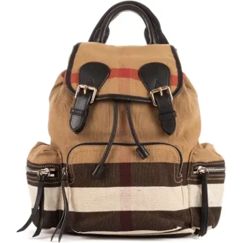 Pre-owned Backpacks, female, , Size: ONE SIZE Pre-owned Canvas shoulder-bags - Burberry Vintage - Modalova