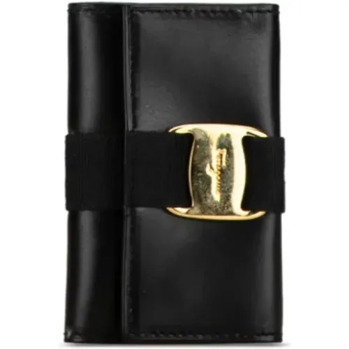 Pre-owned Accessories, female, , Size: ONE SIZE Pre-owned Leather key-holders - Salvatore Ferragamo Pre-owned - Modalova