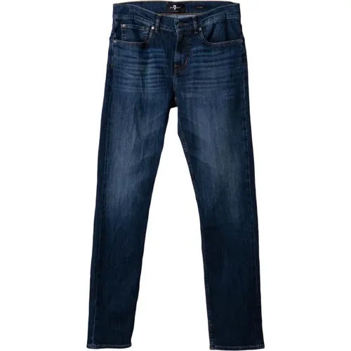 Slim-fit Jeans , male, Sizes: S - 7 For All Mankind - Modalova
