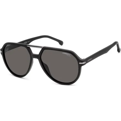 Matte /Grey Sunglasses , male, Sizes: 58 MM - Carrera - Modalova