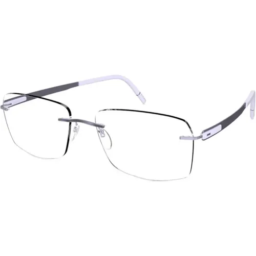 Glasses, unisex, , Size: 55 MM Blend Eyewear Frames in Light Lilac - Silhouette - Modalova