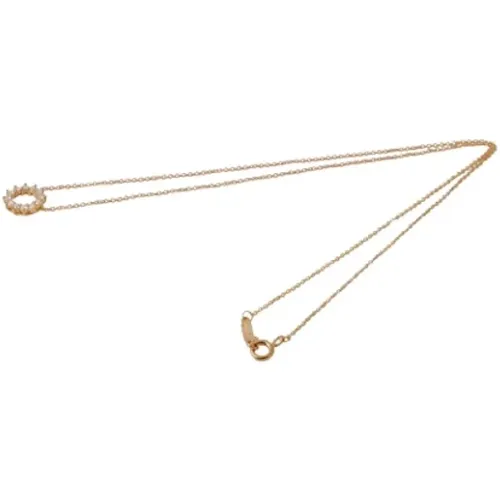 Pre-owned Jewellery, female, , Size: ONE SIZE Pre-owned Rose Gold necklaces - Tiffany & Co. Pre-owned - Modalova