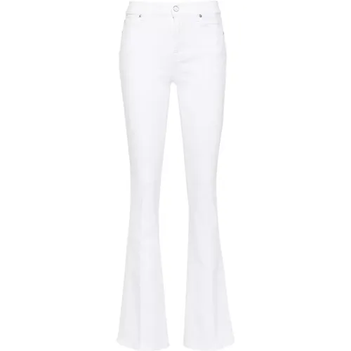 Bootcut Jeans mit hoher Taille , Damen, Größe: W27 - 7 For All Mankind - Modalova