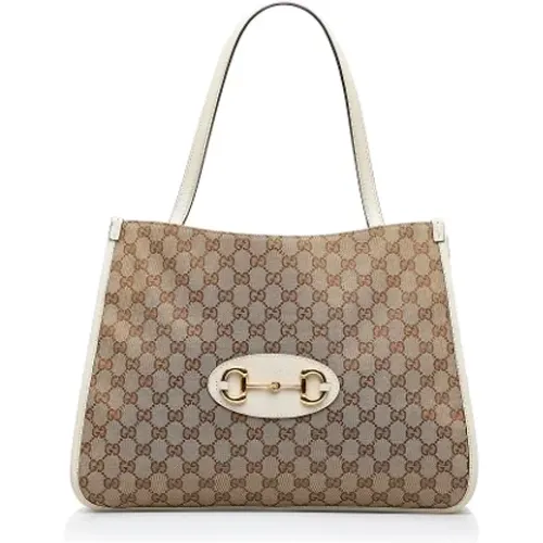 Pre-owned Tote Bags, female, , Size: ONE SIZE Pre-owned Leather totes - Gucci Vintage - Modalova