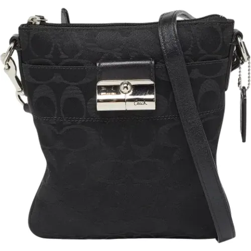 Pre-owned Cross Body Bags, female, , Size: ONE SIZE Pre-owned Canvas handbags - Coach Pre-owned - Modalova