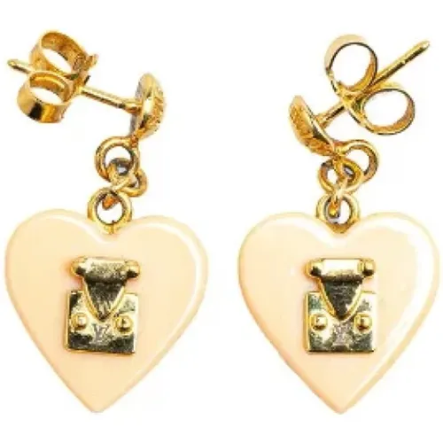 Pre-owned Jewellery, female, , Size: ONE SIZE Pre-owned Metal earrings - Louis Vuitton Vintage - Modalova