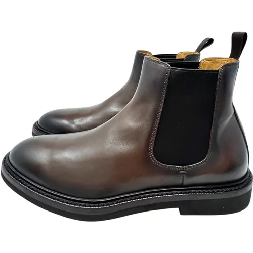 Chelsea Boots, male, , Size: 12 US Chelsea Boot with Rubber Sole - Officine Creative - Modalova