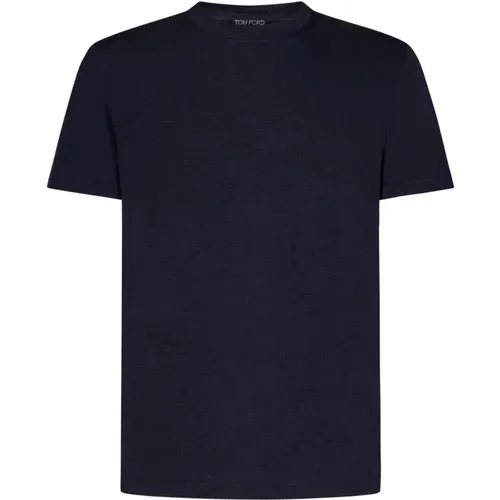 Ribbed Crewneck T-shirts and Polos , male, Sizes: XL, 2XL - Tom Ford - Modalova