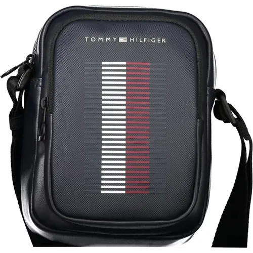 Messenger Bags, male, , Size: ONE SIZE Men's Crossbody Bag Contrast Details - Tommy Hilfiger - Modalova