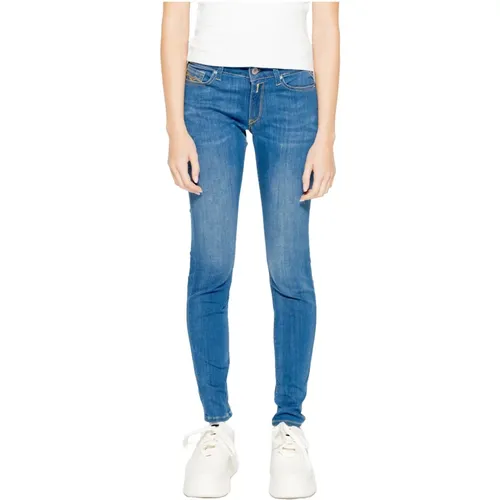 Blaue Jeans mit Taschen , Damen, Größe: W28 L30 - Replay - Modalova