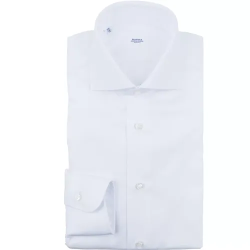 Classic Cotton Shirt , male, Sizes: 5XL - Barba - Modalova