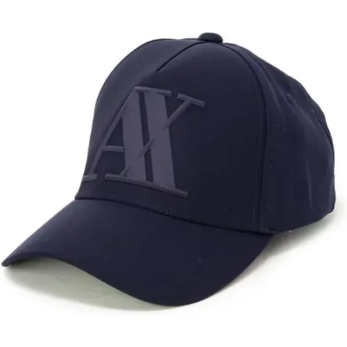 Caps, male, , Size: ONE SIZE Visor Hat Collection for Men - Armani Exchange - Modalova