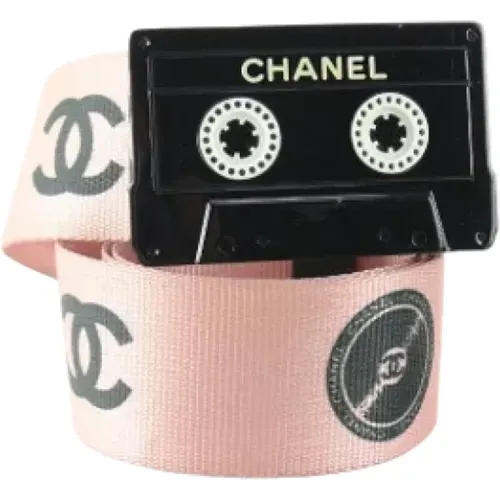 Pre-owned Belts, female, , Size: ONE SIZE Pre-owned Fabric Belt - Chanel Vintage - Modalova