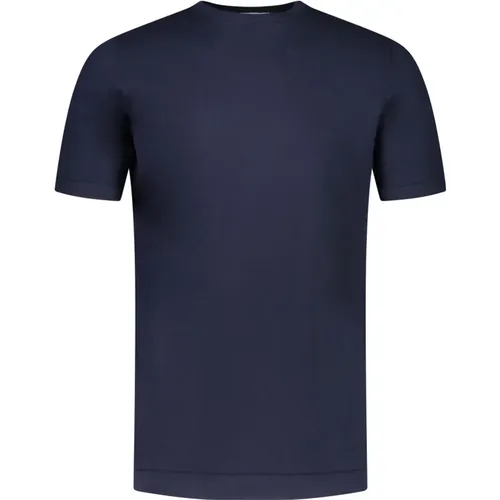 Blau Baumwoll T-Shirt 31 Kollektion , Herren, Größe: 2XL - Gran Sasso - Modalova