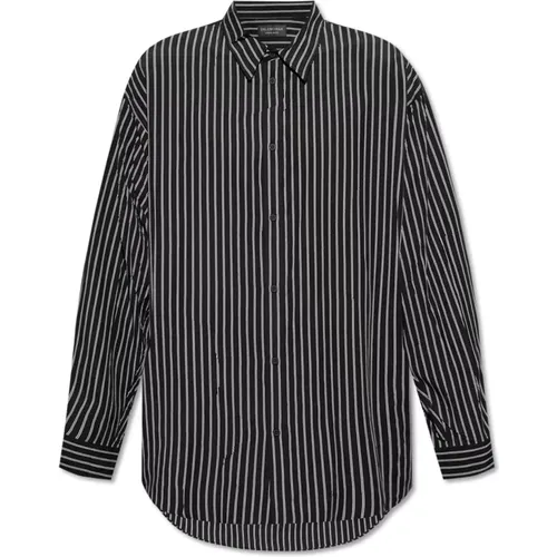 Casual Shirts, male, , Size: M Shirt with striped pattern - Balenciaga - Modalova