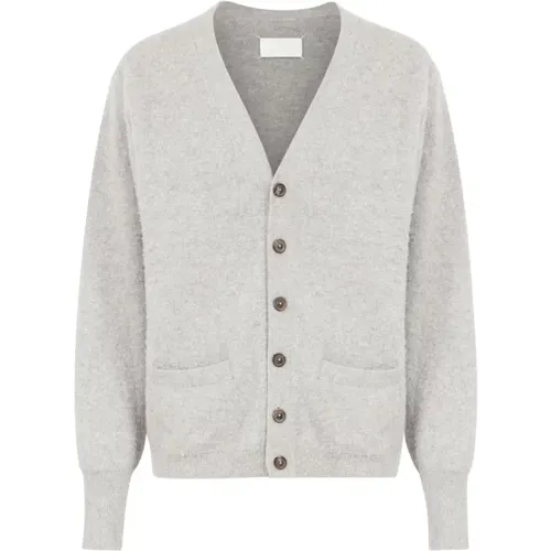 Cardigans, male, , Size: S V-Neck Cardigan Sweater - Maison Margiela - Modalova