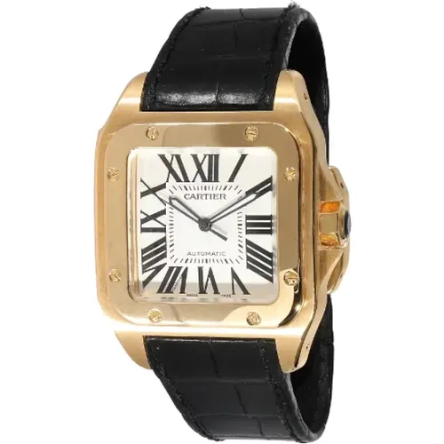 Pre-owned Metal watches , male, Sizes: ONE SIZE - Cartier Vintage - Modalova