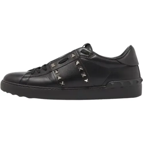 Pre-owned Leather sneakers , male, Sizes: 8 UK - Valentino Vintage - Modalova