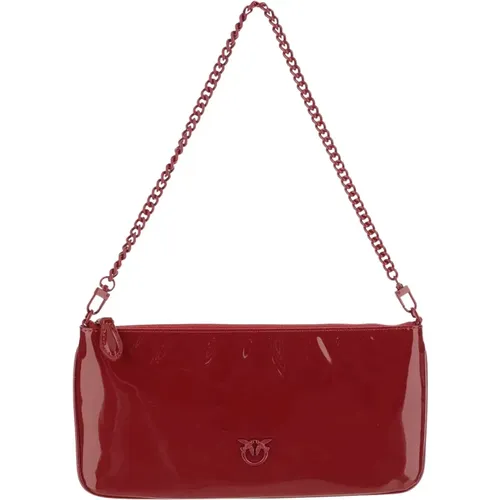 Love Bird Diamond Cut Bag , female, Sizes: ONE SIZE - pinko - Modalova