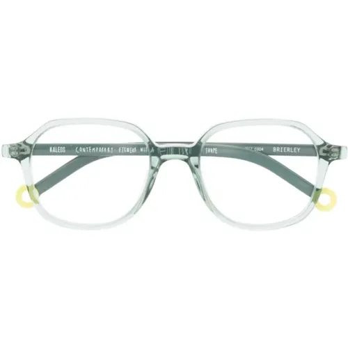 Grüne Optische Brille Stilvoll Alltagsgebrauch , unisex, Größe: 45 MM - Kaleos - Modalova