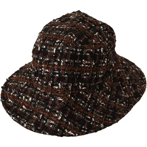 Woven Bucket Hat , female, Sizes: 56 CM, 59 CM, 58 CM, 57 CM - Dolce & Gabbana - Modalova