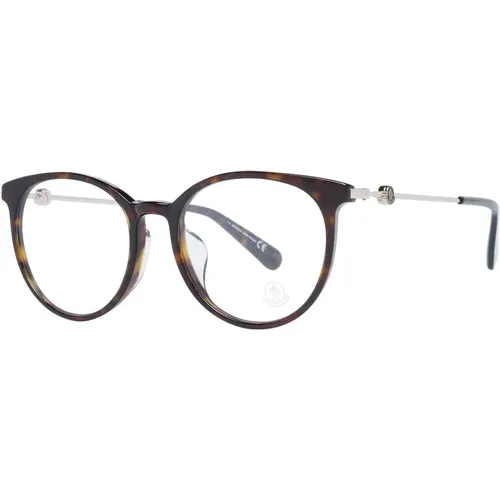 Glasses, unisex, , Size: ONE SIZE Unisex Round Optical Frames - Moncler - Modalova