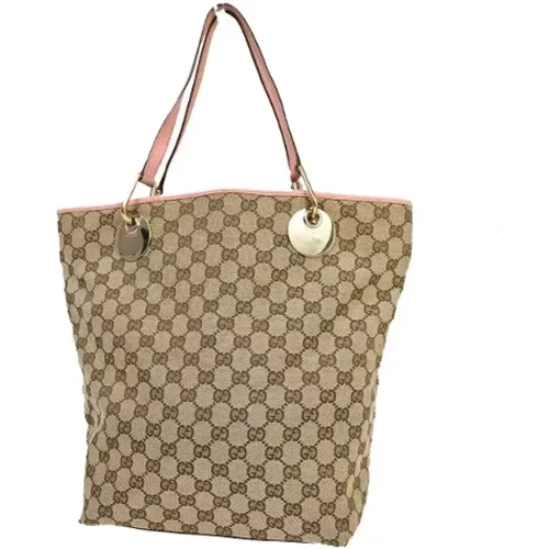 Pre-owned Tote Bags, female, , Size: ONE SIZE Pre-owned Canvas totes - Gucci Vintage - Modalova