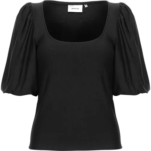 Balloon Top Feminine Puff Sleeve , female, Sizes: M, S, L - Gestuz - Modalova